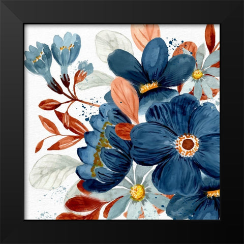 Wildflower View  2 Black Modern Wood Framed Art Print by Allen, Kimberly