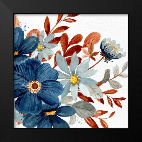 Wildflower View 1 Black Modern Wood Framed Art Print by Allen, Kimberly