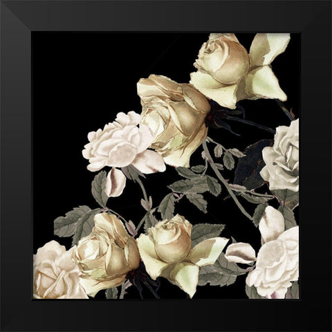 Elegance 2 Black Modern Wood Framed Art Print by Allen, Kimberly