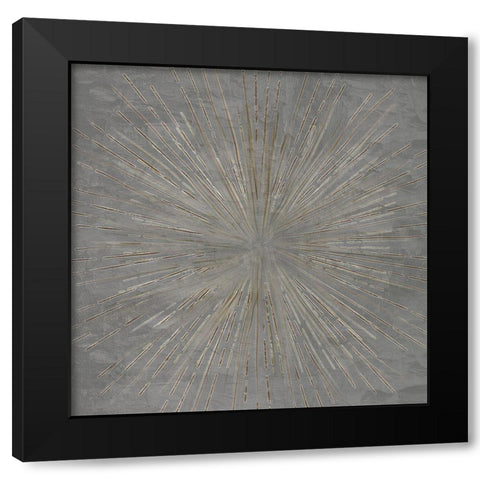 Sun Light 1 Grey Black Modern Wood Framed Art Print with Double Matting by Allen, Kimberly