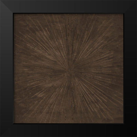 Sun Light 1 Brown Black Modern Wood Framed Art Print by Allen, Kimberly