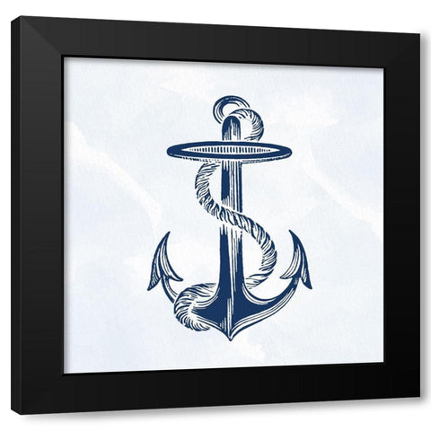 My Anchor 1 Black Modern Wood Framed Art Print by Allen, Kimberly