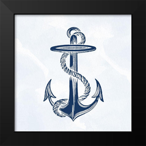 My Anchor 1 Black Modern Wood Framed Art Print by Allen, Kimberly