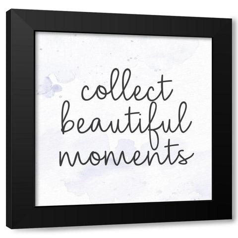 Collect Black Modern Wood Framed Art Print by Allen, Kimberly
