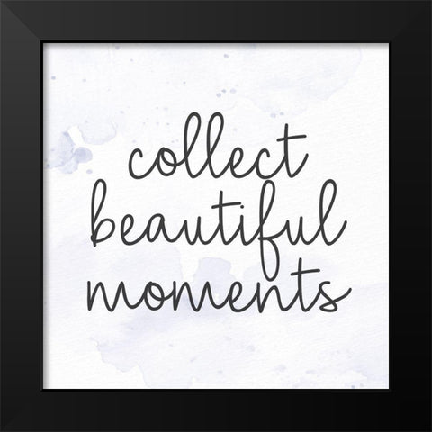 Collect Black Modern Wood Framed Art Print by Allen, Kimberly