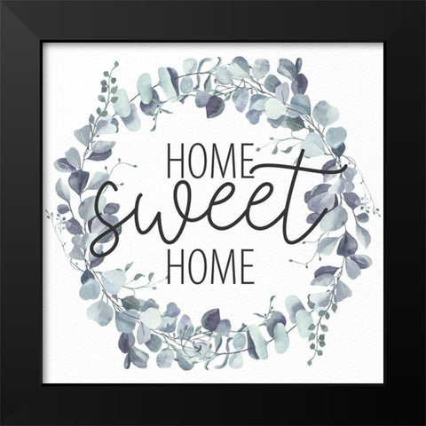 Sweet Home Black Modern Wood Framed Art Print by Allen, Kimberly