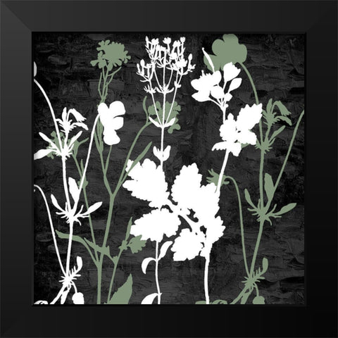 Sketched Field 1 Black Modern Wood Framed Art Print by Allen, Kimberly