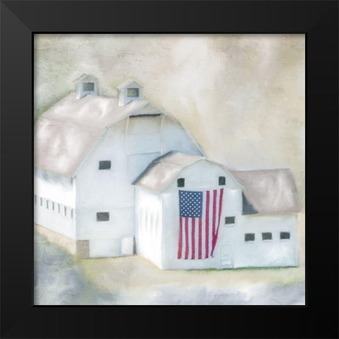 American Barn Black Modern Wood Framed Art Print by Allen, Kimberly