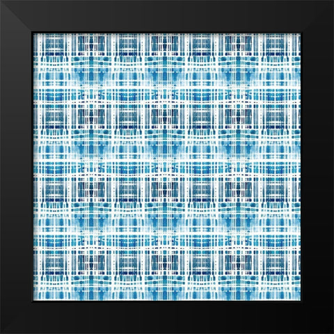 Patterned Sea 1 Black Modern Wood Framed Art Print by Allen, Kimberly