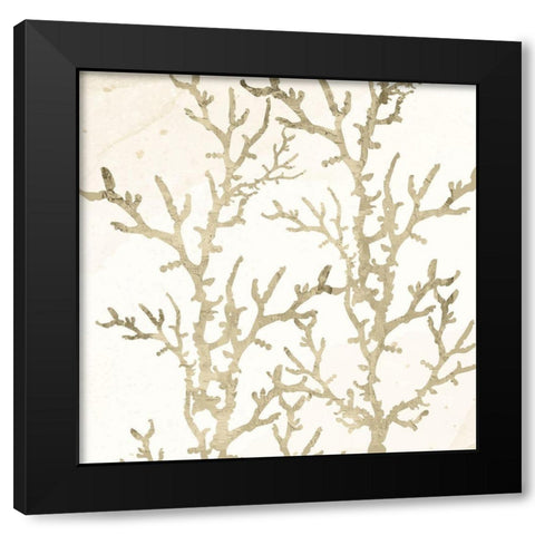 Sand Coral 1 Black Modern Wood Framed Art Print with Double Matting by Allen, Kimberly