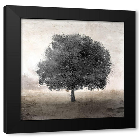 Tree Silhouette 2 Black Modern Wood Framed Art Print by Allen, Kimberly