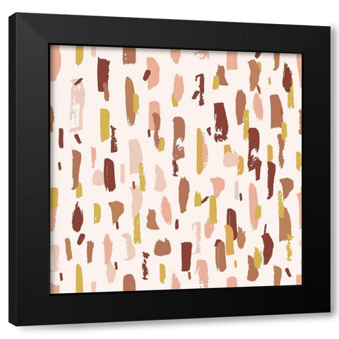 Desert Pattern Black Modern Wood Framed Art Print with Double Matting by Allen, Kimberly