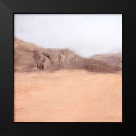 Desert Scape Black Modern Wood Framed Art Print by Allen, Kimberly