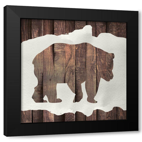 Forest Walk 1 Black Modern Wood Framed Art Print with Double Matting by Allen, Kimberly