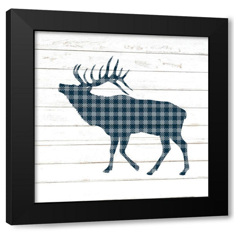 To the Lodge 7 Black Modern Wood Framed Art Print with Double Matting by Allen, Kimberly