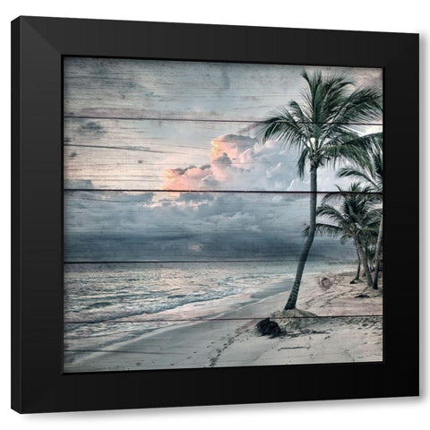 Beach Days Black Modern Wood Framed Art Print by Allen, Kimberly