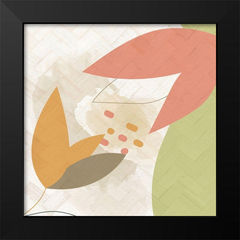 Rattan Organic 2 Black Modern Wood Framed Art Print by Allen, Kimberly