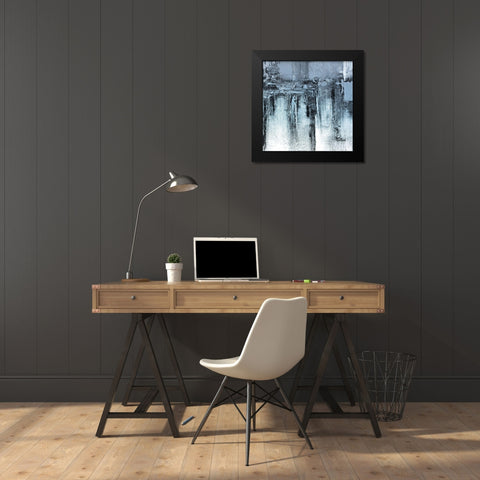 Winters Storm Black Modern Wood Framed Art Print by Allen, Kimberly