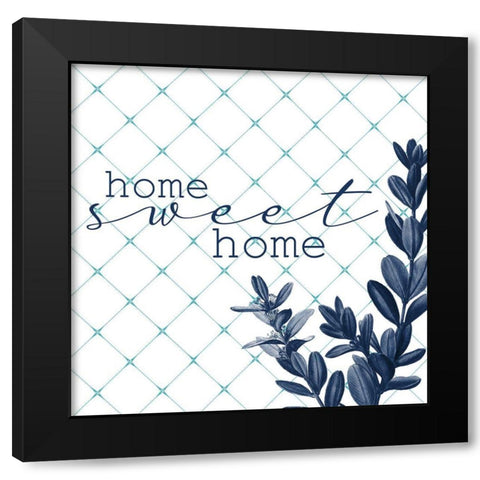 Happy Home 2 Black Modern Wood Framed Art Print by Allen, Kimberly