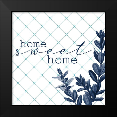 Happy Home 2 Black Modern Wood Framed Art Print by Allen, Kimberly