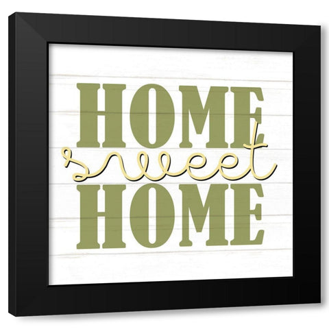 Mason Jar Floral 5 Black Modern Wood Framed Art Print with Double Matting by Allen, Kimberly