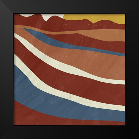 Desert Sun 2 Black Modern Wood Framed Art Print by Allen, Kimberly