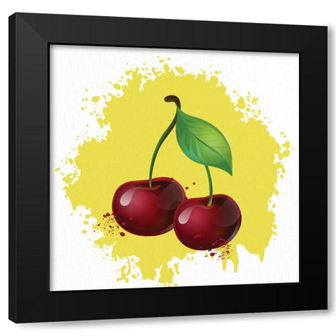 Summer Fruit 2 Black Modern Wood Framed Art Print by Allen, Kimberly