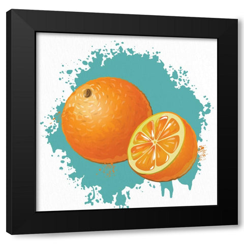 Summer Fruit 3 Black Modern Wood Framed Art Print with Double Matting by Allen, Kimberly