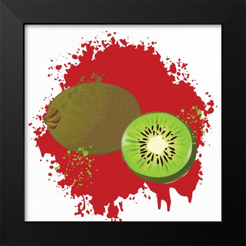 Summer Fruit 4 Black Modern Wood Framed Art Print by Allen, Kimberly