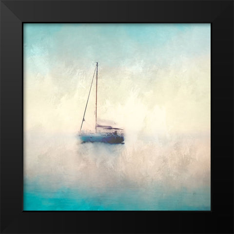 Sunset Sail Black Modern Wood Framed Art Print by Allen, Kimberly
