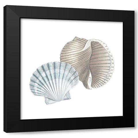 Seaside 4 Black Modern Wood Framed Art Print with Double Matting by Allen, Kimberly