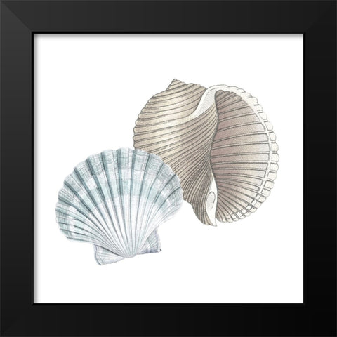 Seaside 4 Black Modern Wood Framed Art Print by Allen, Kimberly