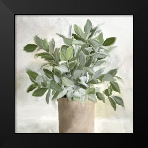 Radiance Black Modern Wood Framed Art Print by Allen, Kimberly