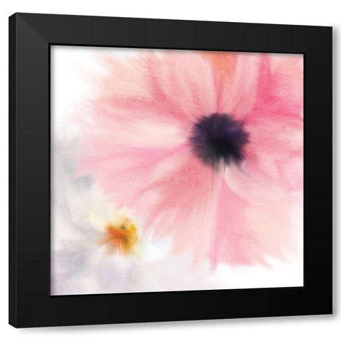 Pink Notes 2 Black Modern Wood Framed Art Print by Allen, Kimberly