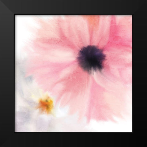 Pink Notes 2 Black Modern Wood Framed Art Print by Allen, Kimberly