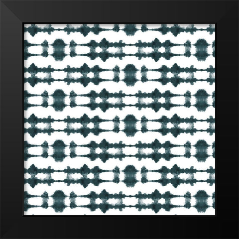 Shibori 2 Black Modern Wood Framed Art Print by Allen, Kimberly