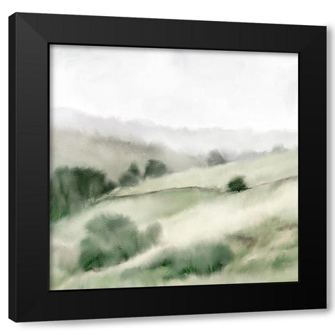 In The Distance Black Modern Wood Framed Art Print by Allen, Kimberly