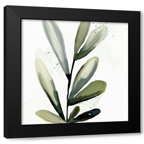 Muted Greens 2 Black Modern Wood Framed Art Print by Allen, Kimberly