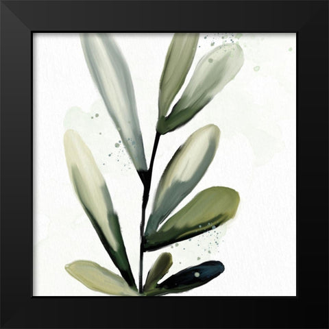 Muted Greens 2 Black Modern Wood Framed Art Print by Allen, Kimberly