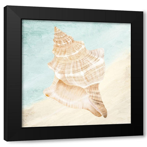 At the Shore 1 Black Modern Wood Framed Art Print by Allen, Kimberly