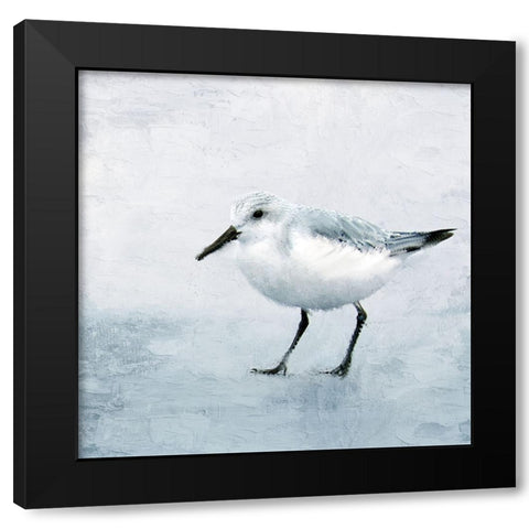 Sandpiper 2 Black Modern Wood Framed Art Print by Allen, Kimberly