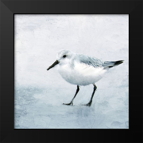 Sandpiper 2 Black Modern Wood Framed Art Print by Allen, Kimberly