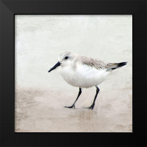 Sandpiper 2 Black Modern Wood Framed Art Print by Allen, Kimberly