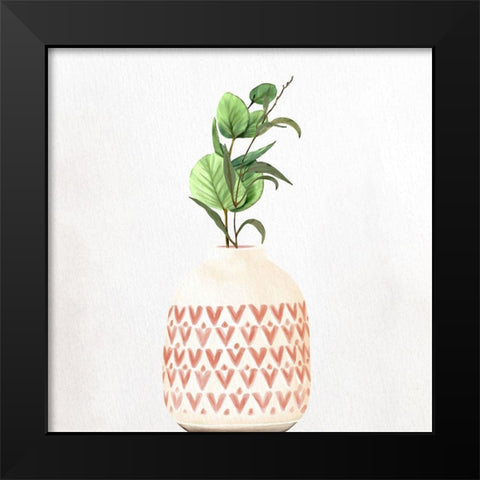 Spring Vase 1 Black Modern Wood Framed Art Print by Allen, Kimberly