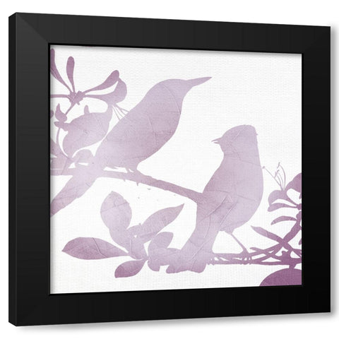 Tweet 2 Black Modern Wood Framed Art Print by Allen, Kimberly