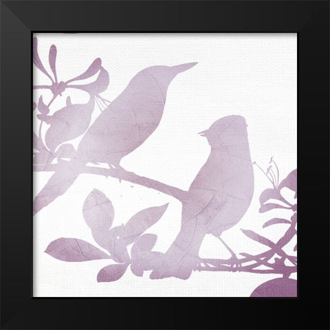 Tweet 2 Black Modern Wood Framed Art Print by Allen, Kimberly