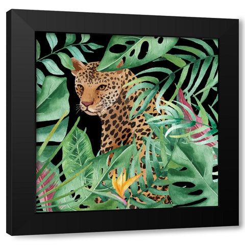 Cat Life 3 Black Modern Wood Framed Art Print with Double Matting by Allen, Kimberly