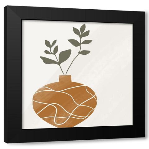 Natural 1 Black Modern Wood Framed Art Print with Double Matting by Allen, Kimberly