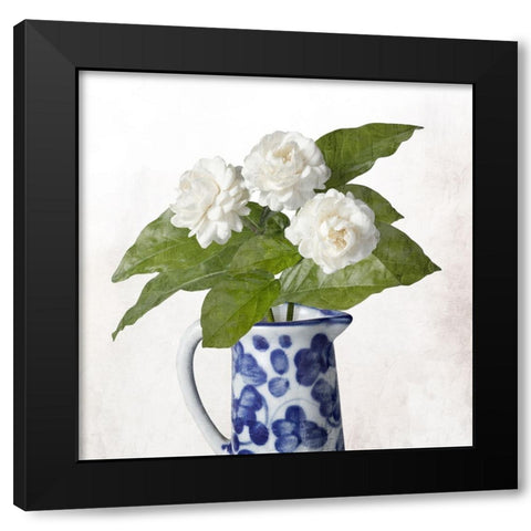 Printed Vase 1 Black Modern Wood Framed Art Print with Double Matting by Allen, Kimberly