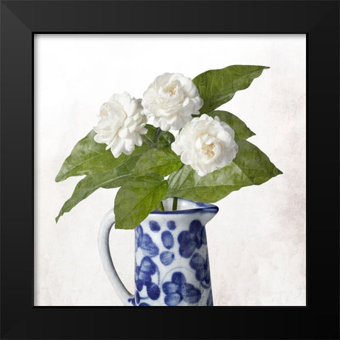 Printed Vase 1 Black Modern Wood Framed Art Print by Allen, Kimberly